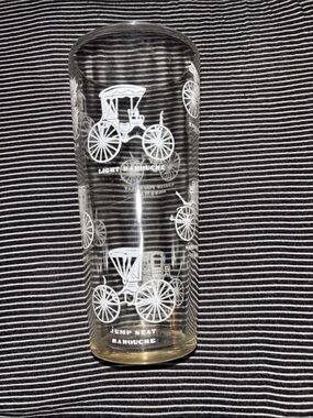 Vtg Horseless Stage Coach Carriage Glass Rockaway Phaeton Barouche Coach Brett.